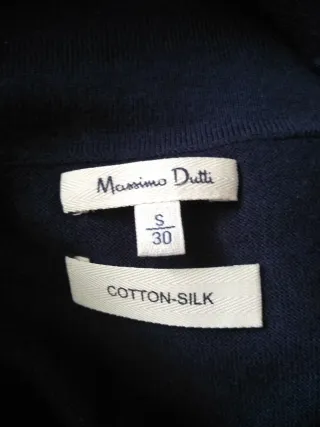 Vestido Massimo Dutti azul con coderas