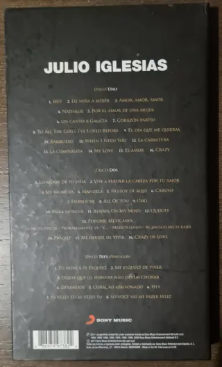 Set Caja Julio Iglesias 1