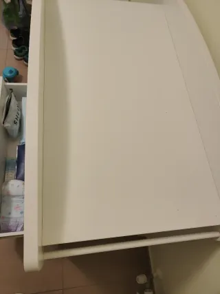 Cambiador bebé blanco