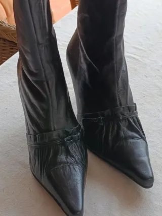 Botines piel negros originales talla 39