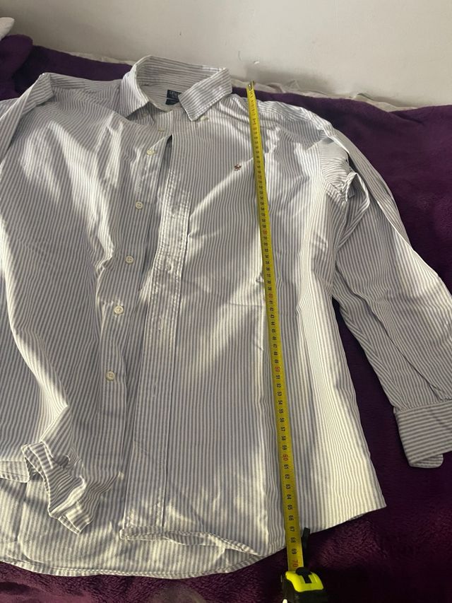 Camisa Polo Ralph Lauren Rayas Talla L