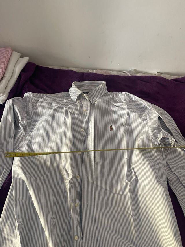 Camisa Polo Ralph Lauren Rayas Talla L