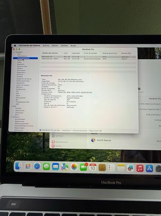 MacBook Pro 2019 Plata/Gris Espacial