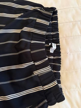 Pantalones anchos Bershka rayas