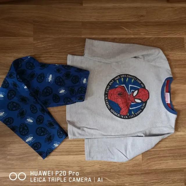 Pijama Spiderman y Paw Patrol 2 piezas PRECIO por1