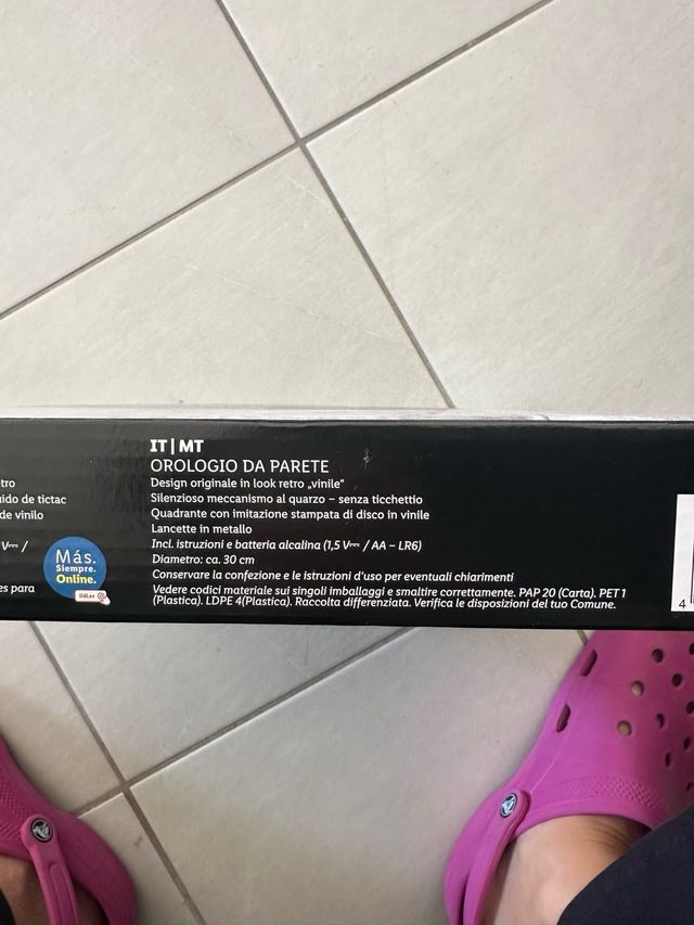 Orologio da parete Auriol Classic Vinyl