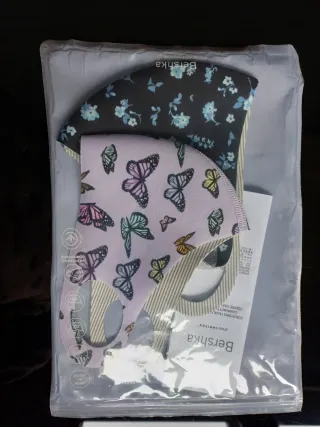 Mascarillas Tela Bershka Mariposas y Flores