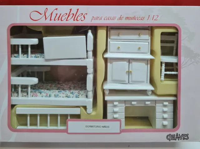 Muebles para casas de muñecas 1:12 NUEVOS