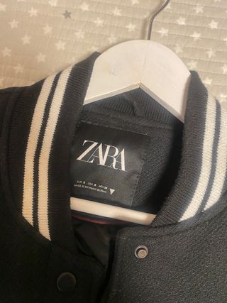 Chaqueta Zara Negra Bomber Manga Satén!! Hoy 15