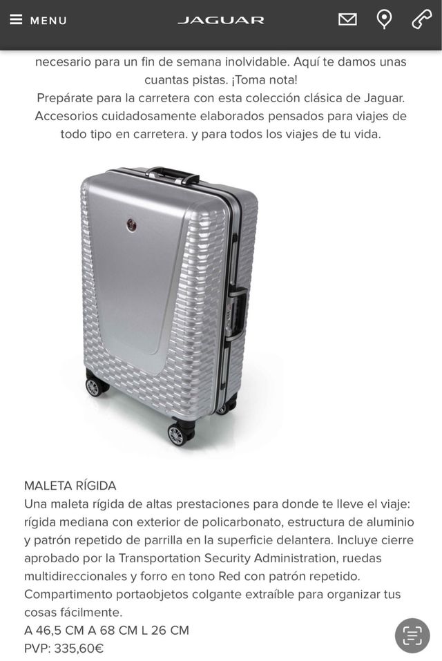 Maleta Rígida Jaguar Nueva Plata