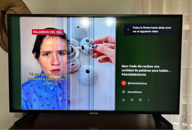 Televisor Samsung 43 Smart TV como en las fotos