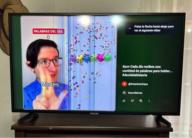 Televisor Samsung 43 Smart TV como en las fotos