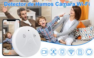 Mini Cámara Espía oculta en un Detector Humo