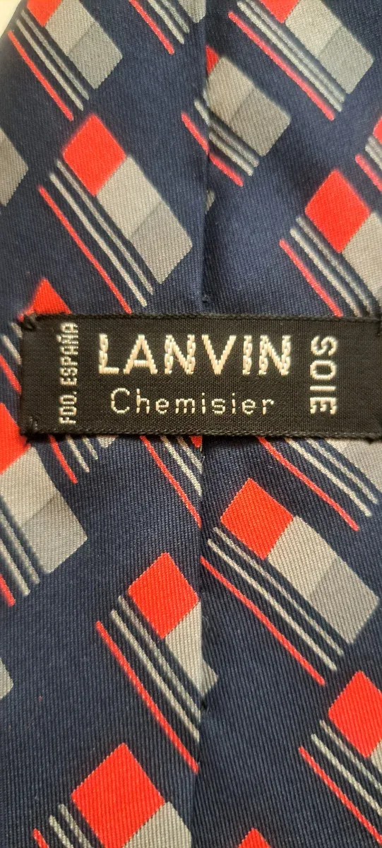 Lote 2 corbatas Lanvin y de Itay.