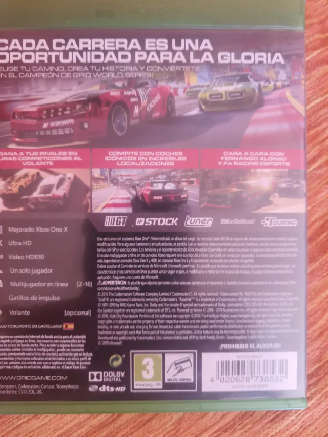 GRID Day One Edition Xbox One