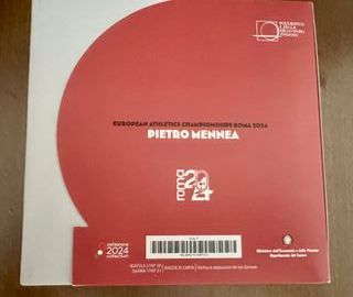 Moneta 10 Euro Dorata Pietro Mennea 2024