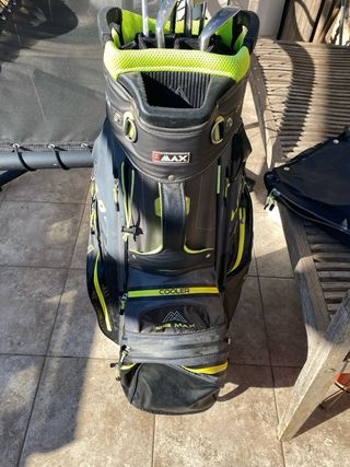 Bolsa de palos de golf gris DRY DESIGN + 6 palos