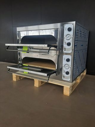 Horno para 4+4 pizzas 33cm Nuevo