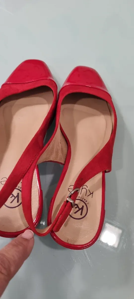 Zapatos Kylie Rojos Mujer Talla 39