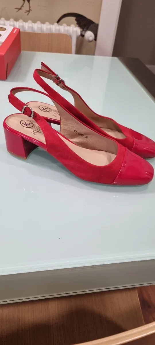 Zapatos Kylie Rojos Mujer Talla 39