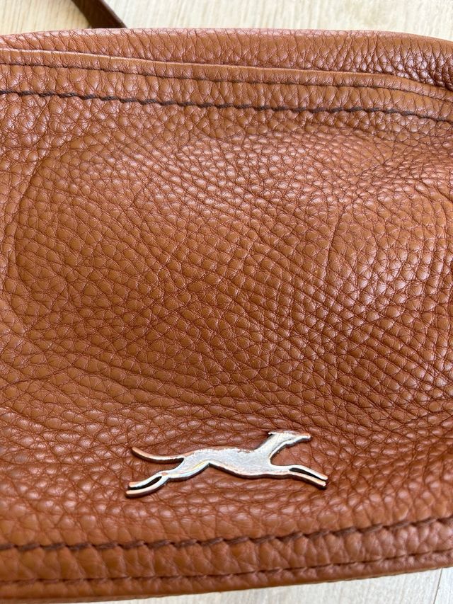 Bolso de piel Bimba y Lola marrón