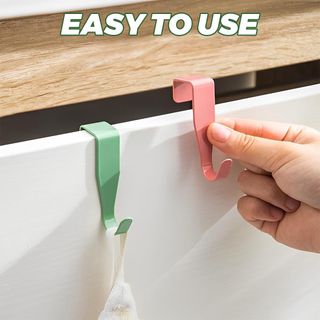 8 Ganchos para colgar perchero o puerta Colores