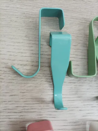 8 Ganchos para colgar perchero o puerta Colores