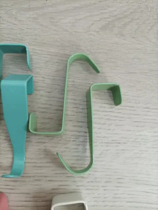 8 Ganchos para colgar perchero o puerta Colores