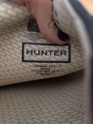 Botas de agua Hunter negras