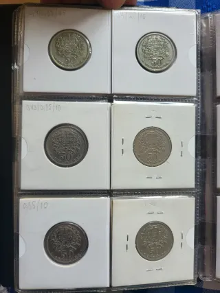 Coleção 50 Centavos Alpaca 1927-1968