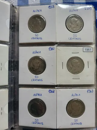 Coleção 50 Centavos Alpaca 1927-1968
