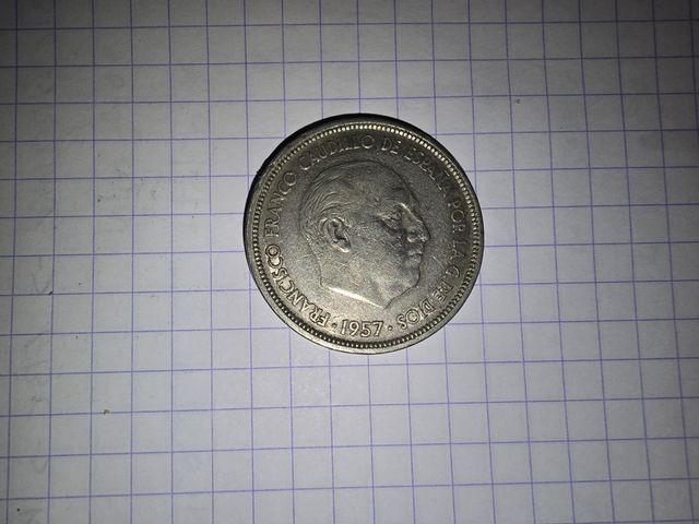Moneda 50 Pesetas 1957 Estrella 58