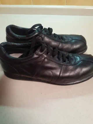 Zapatos Camper Negros Piel