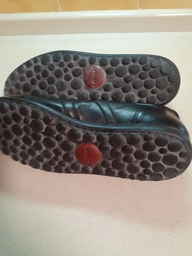 Zapatos Camper Negros Piel