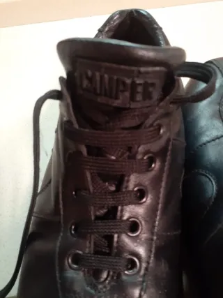 Zapatos Camper Negros Piel