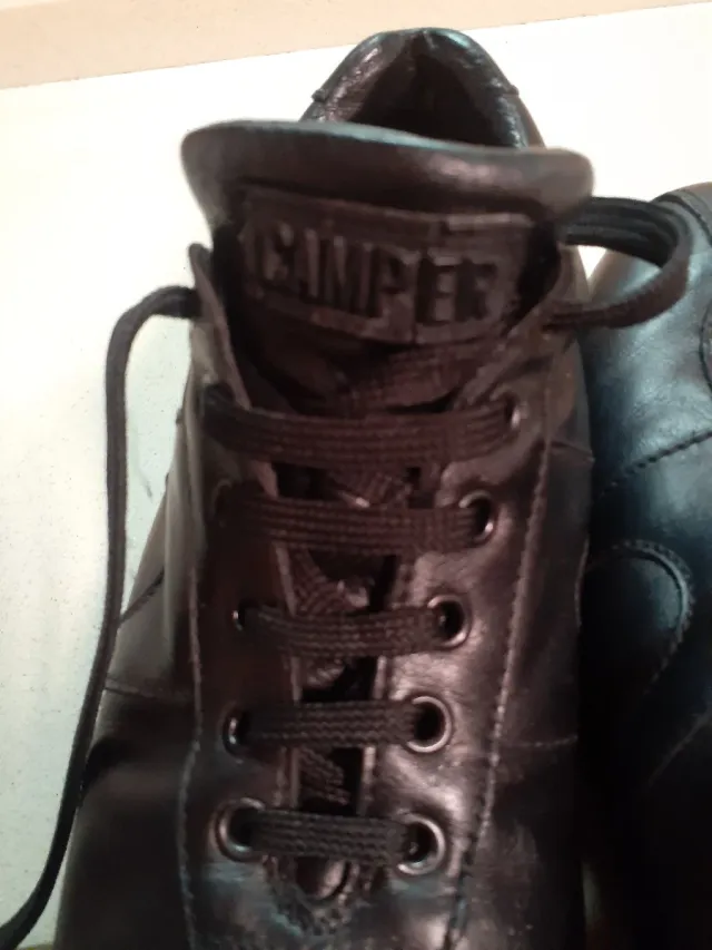 Zapatos Camper Negros Piel