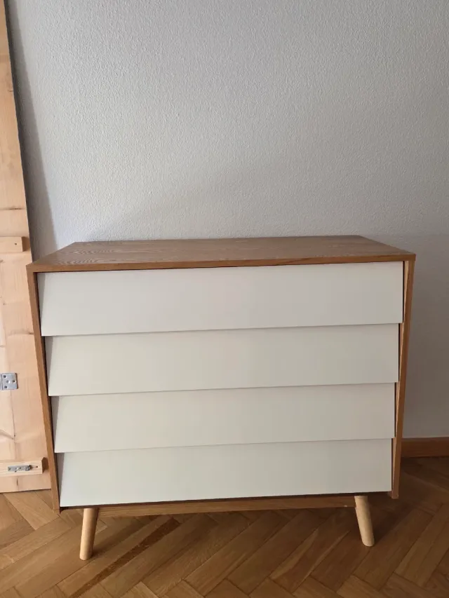 Cómoda Maison du Monde Madera y Blanca