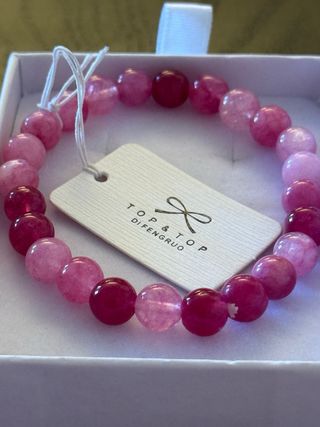 Bracciale TOP & TOP DIFENGNUO rosa e rosso