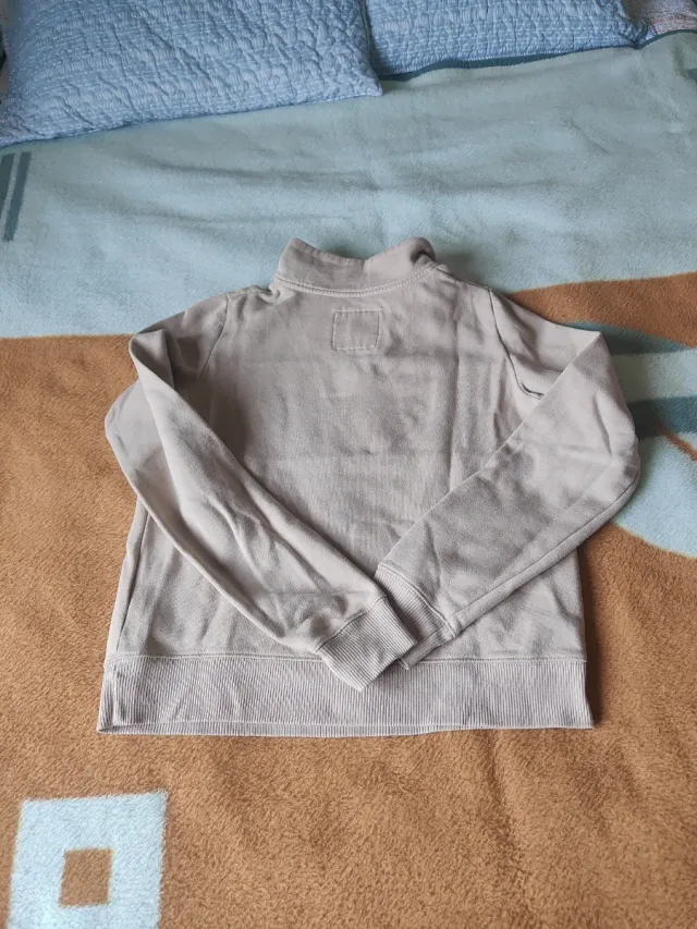 Sudadera Hollister Beige y Blanca