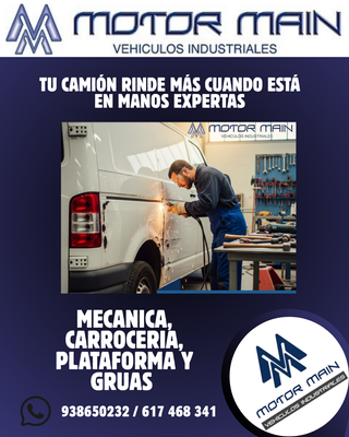 Mecanica, carroceria, plataforma y grua motor main
