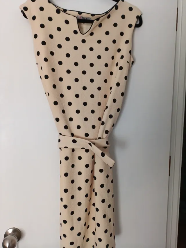 Vestido D'Cero lunares talla 44