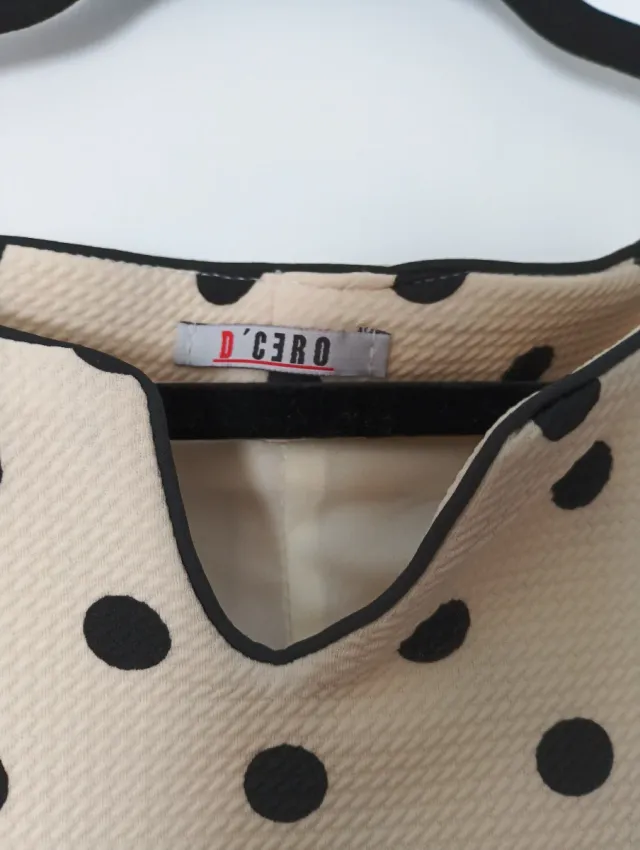 Vestido D'Cero lunares talla 44