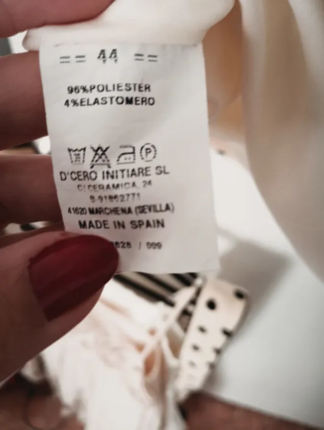 Vestido D'Cero lunares talla 44