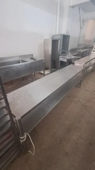 Mesa Acero Inoxidable Cocina Industrial