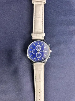 Orologio al quarzo MSCXDK con cinturino bianco