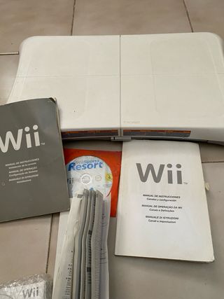 Wii Balance Board + Wii Fit Plus Manuales