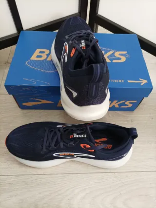 Brooks Glycerin 22 Zapatillas Hombre Azul/Naranja