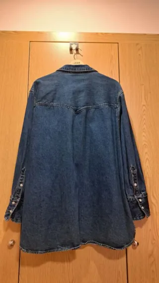 Chaqueta vaquera larga