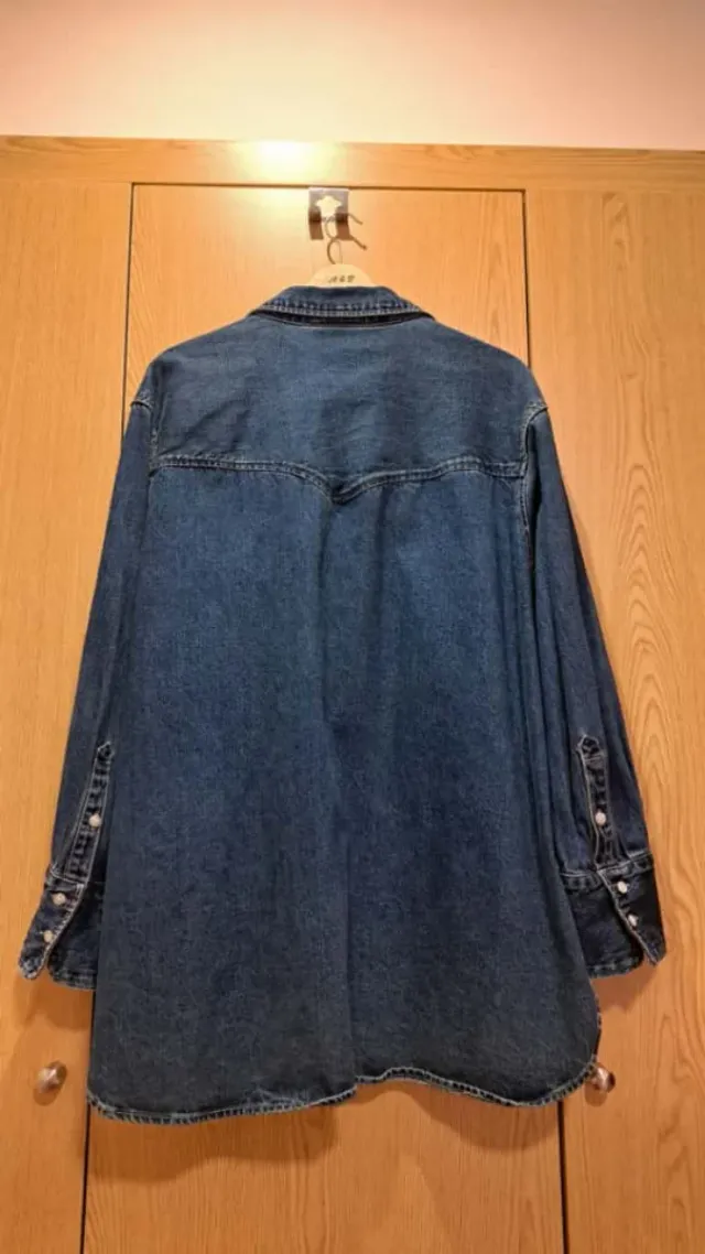 Chaqueta vaquera larga