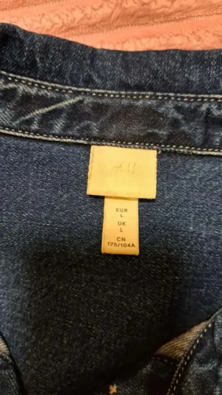 Chaqueta vaquera larga